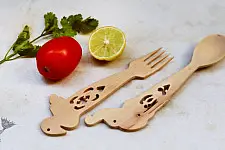 Purnak ✼ Udayagiri Wooden Cutlery - Set of Tow ✼ { 19 }